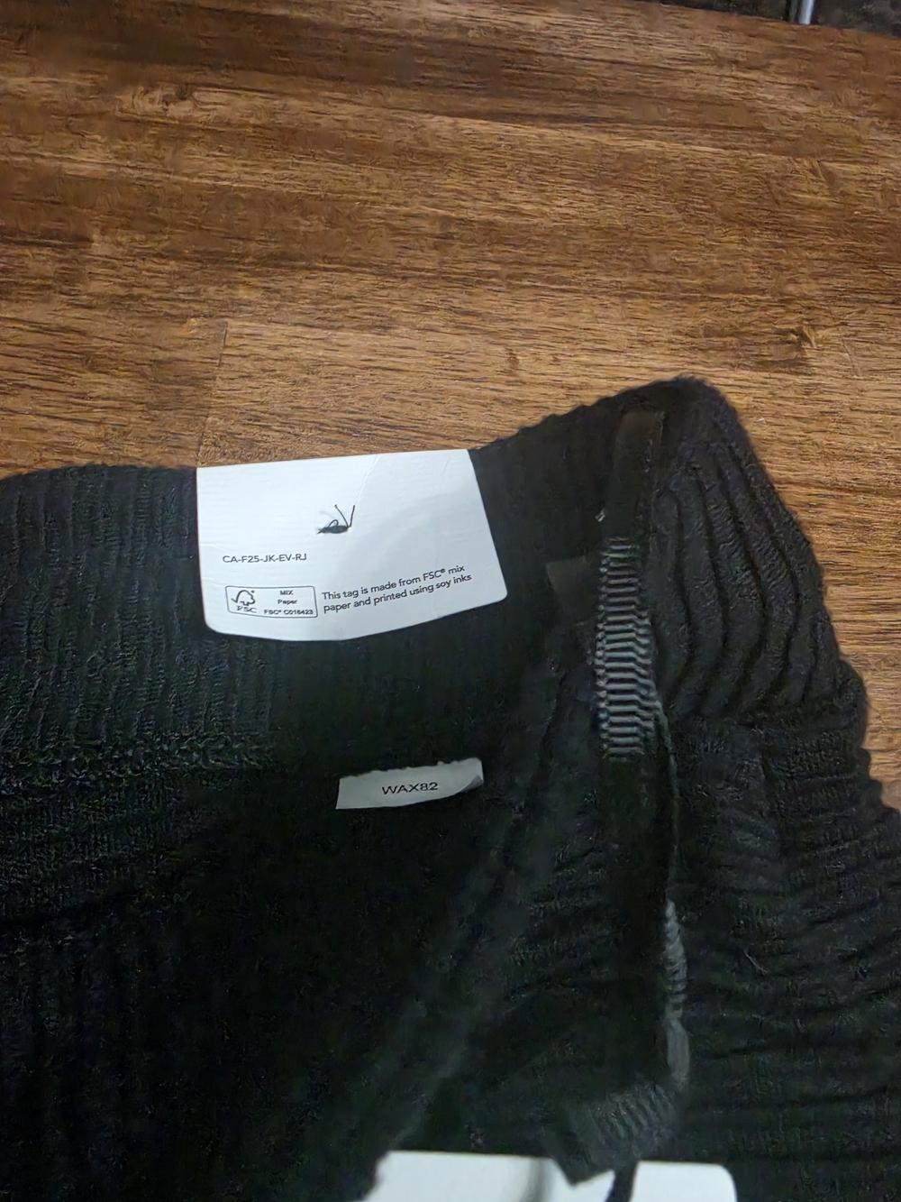 CALIA by Carrie Underwood Womens Black Ribbed Drawstring Joggers - Picture 3 of 6